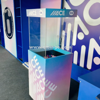 Máquina de Soplo de Aire Tornado para Atrapar Pelotas, Promoción de Eventos, Sorteo de la Suerte, Juego de Atrapar Pelotas en Stand