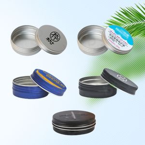 Bougie <span class=keywords><strong>rose</strong></span> noire blanche ronde en aluminium pot en métal 5g 15g 20g 30g 50g 100g baume de <span class=keywords><strong>tatouage</strong></span> boîtes en aluminium cosmétiques avec couvercle à vis - Product Image 6