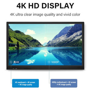 65 inch siêu HD 4K Led cảm ứng tương tác Màn hình Màn hình LCD Bảng thông minh TV với PC tất cả trong một - Product Image 6