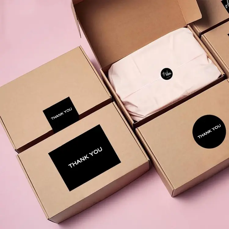 Boîtes d'expédition en carton ondulé avec emballage avec logo, enveloppe en papier imprimé de conception personnalisée, boîtes d'expédition, vente en gros