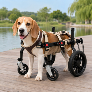 Assistant de marche extensible <span class=keywords><strong>pour</strong></span> animaux de compagnie avec cadre réglable et harnais confortable <span class=keywords><strong>pour</strong></span> chiens âgés faibles, fauteuil roulant <span class=keywords><strong>pour</strong></span> <span class=keywords><strong>chien</strong></span> - Product Image 2