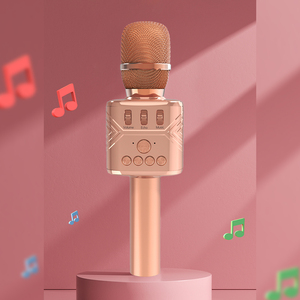 ไมโครโฟน<span class=keywords><strong>คาราโอเกะ</strong></span>ไร้สายแบบพกพา รุ่นปี 2025 สำหรับงานปาร์ตี้ที่บ้าน พร้อมลำโพง<span class=keywords><strong>ใน</strong></span>ตัว  วัสดุพลาสติก รูปทรงคาร์ดิออยด์ - Product Image 4