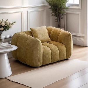 Ensemble de canapé sectionnel modulaire en forme de L avec remplissage en éponge haute densité | Canapé en tissu compressé sous vide pour salon moderne - Product Image 4