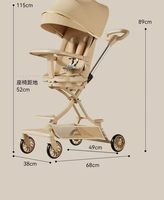 Poussette multifonctionnelle pour bébé, vélo à pédales, trottinette pour enfants avec fonction d'équilibre pour les 2-4 ans