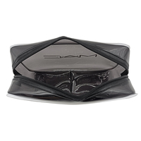 Étui cosmétique en PVC de Chine avec fermeture éclair, motif lettres, grande capacité, réutilisable et léger, design imperméable