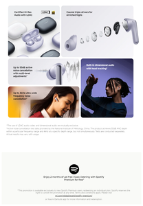 Original pour Redmi Buds 6 Pro, réduction de bruit profonde, jusqu'à 36 heures d'autonomie de la batterie, suivi dynamique de la tête. - Product Image 2