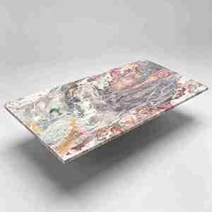 Modern Rectangular Dining Table Natural <b>Marble</b> <b>Top</b> for Living Room Home - Product Image 5