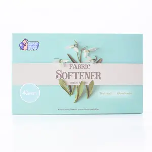 Easy To Use Dryer Sheets Laundry Fabric Softener Natural Formula Reduces Static Fabric Softener Dryer Sheets