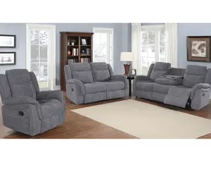 Sofa Recliner Manual kualitas tinggi Set kain sofa furnitur ruang tamu