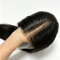 Peluca de Encaje HD 13x6 con Nudos Decolorados, Línea de Cabello Pre-Arrancada, Cabello Liso Largo Indetectable, Cabello Virgen Remy