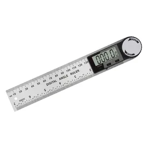 DITRON Angle Ruler Measuring Tool 200mm 300mm Stainless Steel Rulers Digital Angle Protractor Angle Finders