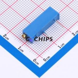 Resistencia Ajustable/Potenciómetro 3006P-503-LF, Componente de Orificio Pasante (THT)-3P, 6.5x4.9mm, Resistencia de 50kOhm, 10%, 750mW, 250ppm ℃ - Product Image 2