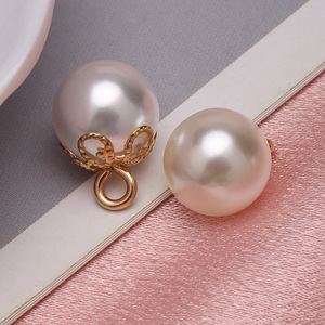 Boutons décoratifs en forme de champignon recouverts de perles, cousus à la main, pour chemises, tailles 6mm, 8mm, 10mm, 12mm, 14mm, 16mm, vente en gros - Product Image 5