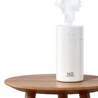 Nouvel humidificateur d'air USB pour la maison et la voiture, mini, faible bruit, fonction de minuterie, grande capacité 400 ml, aromathérapie, cadeau