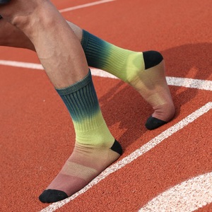 <span class=keywords><strong>Calcetines</strong></span> Deportivos Unisex con Degradado de Color, Acolchados, Transpirables, que Absorben la Humedad, para Correr, Gimnasio y Uso Diario - Product Image 2