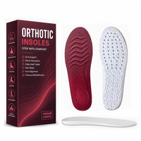 Semelle intérieure pour chaussures de sport en mousse PU, insert orthopédique, soutien de la voûte plantaire, coussin de talon, absorption des chocs, maille respirante