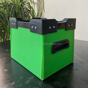 Folding Corflute Corrugated Esd Plastic Box