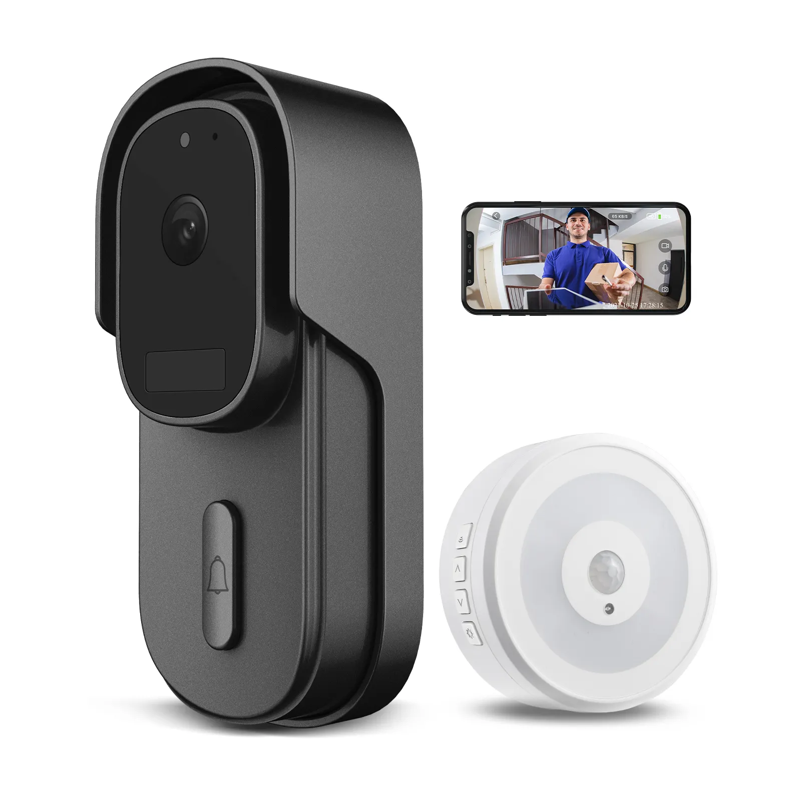 Nhà Thông Minh Video Door Phone Full Hd Video Intercom Dingdong Chuông Cửa 720P Điện Thoại Thông Minh Tuya Wifi Video Chuông Cửa Máy Ảnh