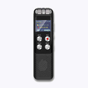 48GB LAR Bộ nhớ kỹ thuật số ghi âm giọng nói Dictaphone MP3 Máy nghe nhạc thiết bị âm thanh giảm tiếng ồn sóng (WAV) bằng giọng nói-kích hoạt âm nhạc - Product Image 1
