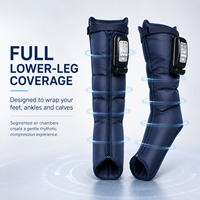 Bottes de récupération sportives avec compresseur d'air, masseur de jambes portable pour les coureurs, les athlètes de gym, masseur de jambes et de cuisses sans fil