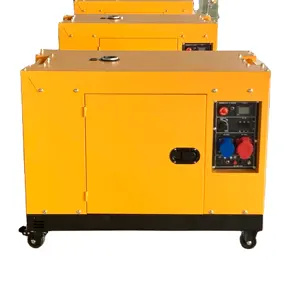 Generator Diesel Portabel 10KW, Generator Rumah Portabel Tidak Bersuara