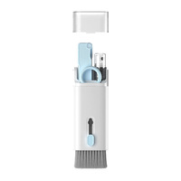 Kit de nettoyage multifonctionnel 7-en-1 stylo casque clavier ordinateur produits numériques outil de brosse de nettoyage avec brosse douce