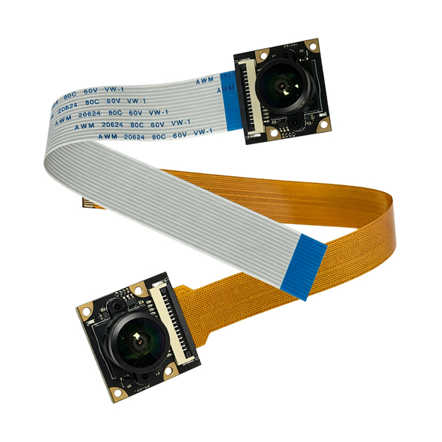 8MP IMX219 160° Wide Angle MIPI Camera Module F2.0 Low Distortion Lens for Raspberry Pi AI Vision