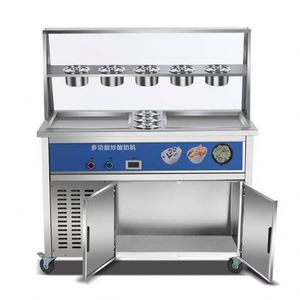 Double-Compressor square Pan Fast Freezing Thick-Cut Frozen Yogurt and Rolled <b>Ice</b> <b>Cream</b> <b>Machine</b> - Product Image 2