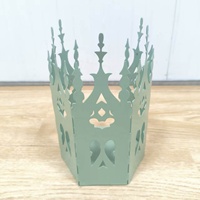 Nouveau style ethnique, table de présentation en fer forgé, miroir, décoration d'intérieur