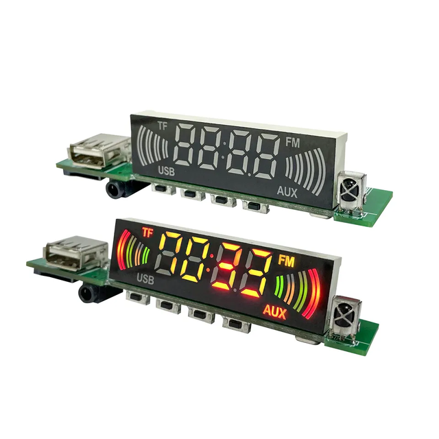 DC5V -12V MP3 Decoder Board Wireless Blue Tooth Mp3 Board PCB With Colorful Display for Mp3 Speaker Accessories Parts