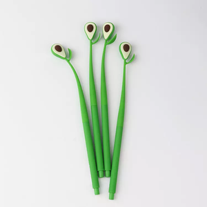 Bolígrafo Divertido de <span class=keywords><strong>Aguacate</strong></span> Verde Estilo Coreano KUKI, Éxito de Ventas 2022, Regalo para Niñas, Papelería Kawaii - Product Image 2