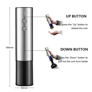 European Style Smart Automatic Rechargeable Electric Wine Opener Products Highly Customizable Corkscrew Black Premium - Product Image 2