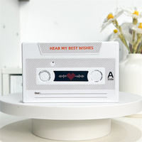 Cassettes audio personnalisées avec logo, bande magnétique 60/300s, enregistreur OEM, carte son personnalisable pour la remise des diplômes, la Saint-Valentin