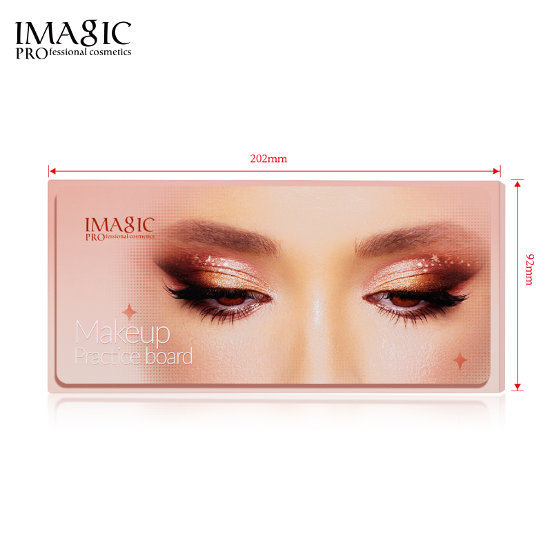 Новинка, оптовая продажа, косметика imaigc, мягкая гладкая тренировочная доска для макияжа, бесплатная доставка, макияж, тренировочная доска для ресниц