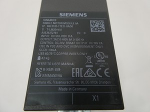 6SL3120-1TE21-0AD0 โมดูลมอเตอร์เดี่ยว PLC - Product Image 1
