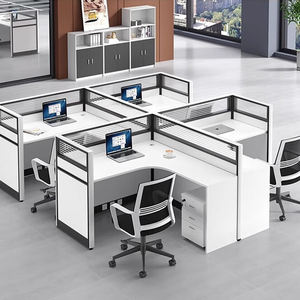 Postes de travail de <span class=keywords><strong>bureau</strong></span> commerciaux au design moderne et luxueux Diviseurs et cloisons de <span class=keywords><strong>bureau</strong></span> haut de gamme - Product Image 1