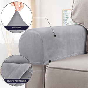 U979-Housses extensibles lavables pour <span class=keywords><strong>fauteuil</strong></span> canapé, housse de protection de meuble, 2 pièces personnalisées - Product Image 4