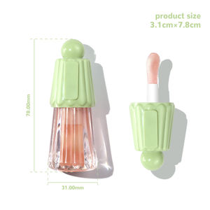 Nouvelle huile pour les lèvres à saveur de fruits Cutie repulpant <span class=keywords><strong>6</strong></span> couleurs Logo personnalisé Huile pour les lèvres végétalienne Gloss plus dodu - Product Image 6