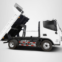 Petit camion à benne basculante 4x4 avec une capacité de 5 à 8 tonnes Camion léger Suspension pneumatique manuelle FOTON Camion à benne basculante à transmission intégrale