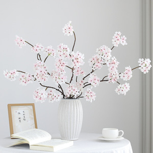 Artificial Pear Blossom <b>Branches</b> White Silk Flowers High Simulation Oriental Style Wedding Home Decor Props - Product Image 3