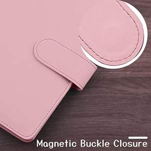 <strong>A6</strong> PU Leather Notebook <strong>Binder</strong> 6 <strong>Ring</strong> Refillable Budget <strong>Binder</strong> Cover for <strong>A6</strong> Refill Pape - Product Image 5