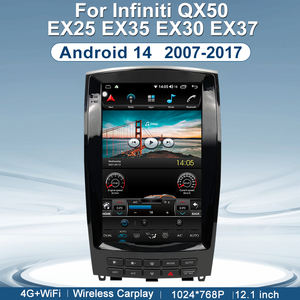 Stwei pour Ex25 Ex35 Ex37 Qx50 2007-2017 Autoradio Android 14.0 Lecteur multimédia vidéo stéréo Navigation GPS sans fil - Product Image 3