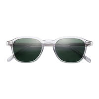 Lunettes de soleil polarisées classiques pour hommes, lunettes de soleil carrées en acétate de marque de créateur, lunettes de soleil UV400, Gafas De Sol
