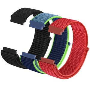<span class=keywords><strong>Cinturino</strong></span> <span class=keywords><strong>per</strong></span> <span class=keywords><strong>Orologio</strong></span> in Tessuto di Nylon Intrecciato, <span class=keywords><strong>Cinturino</strong></span> Sportivo Regolabile 20/22mm <span class=keywords><strong>per</strong></span> Smartwatch <span class=keywords><strong>Huawei</strong></span> Samsung, Produzione Diretta OEM - Product Image 3