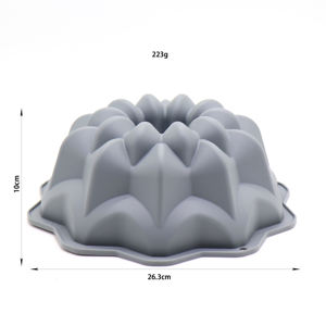 Moldes antiadherentes de silicona para hornear, moldes redondos de grado alimenticio, cacerolas para gelatina, gelatina - Product Image 6