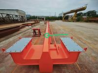 Grue portique MH de 5 tonnes avec palan CD1, poteaux de support rigides, moteur, boîte de vitesses et engrenages - Télécommande
