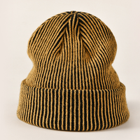 Vente en gros Bonnet unisexe chaud et épais en laine polaire et cachemire écologique acrylique tendance personnalisé hiver Bonnet tricoté de luxe