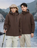 Veste coupe-vent unisexe en gros, multi-poches, imperméable, personnalisable, en polaire, avec chauffage au graphène, vestes décontractées pour hommes