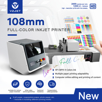 Imprimante couleur haute résolution 1200dpi Imprimante numérique de paquet de carton en un passage 108mm