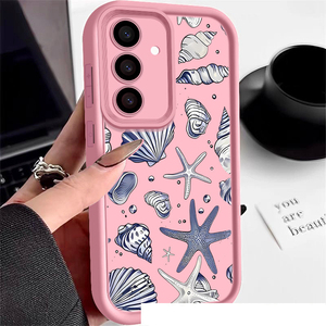 Custodia per Cellulare in TPU Antiurto con Stampa di Conchiglie e Stelle Marine, Stile Scala-Lente per <span class=keywords><strong>Samsung</strong></span> A14 A15 A16 <span class=keywords><strong>A21S</strong></span> A22 A23 A24 A25 - Product Image 5
